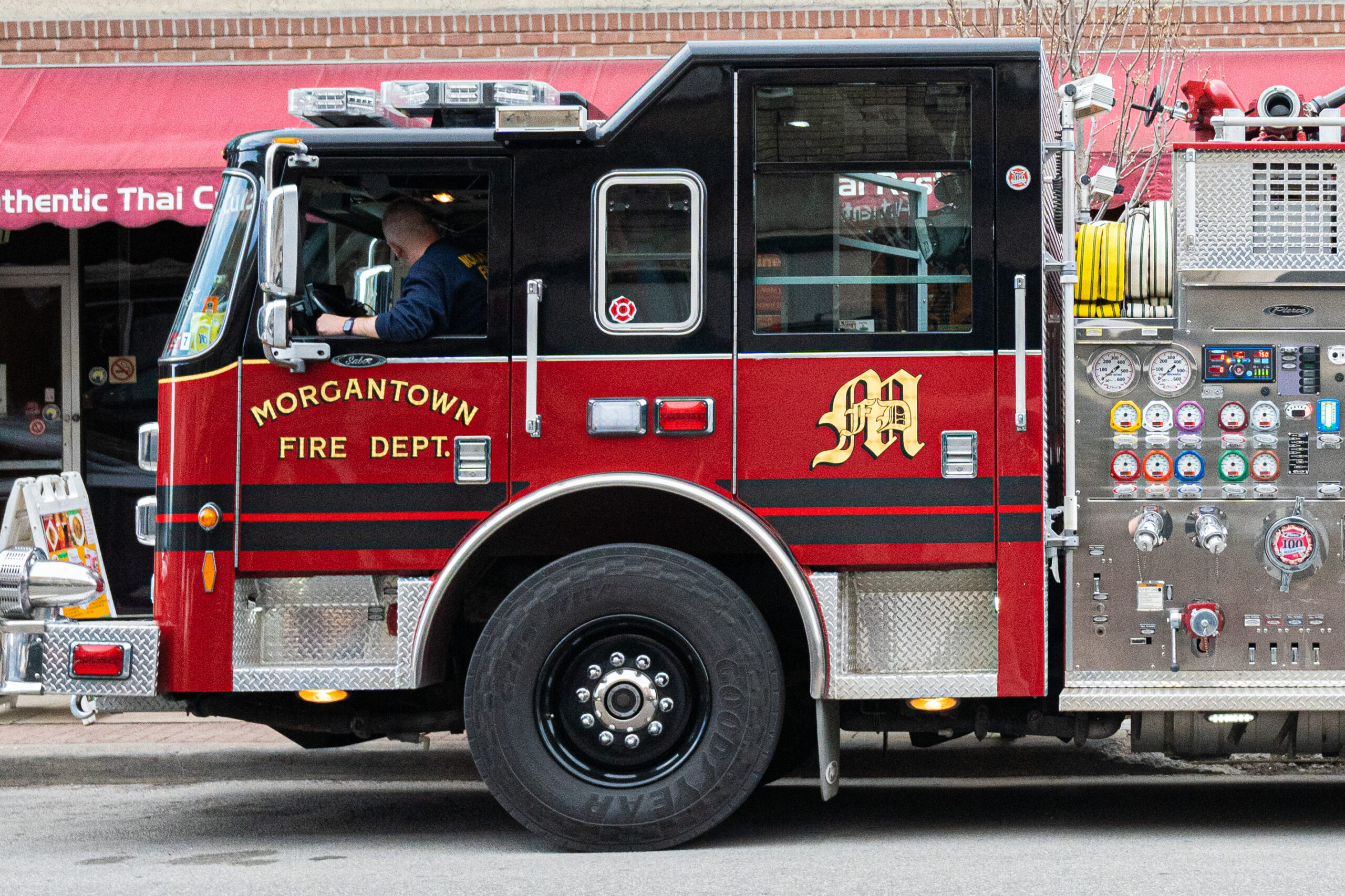 MFD rope rescue team saves man who suffered 'significant fall' between Morgantown buildings